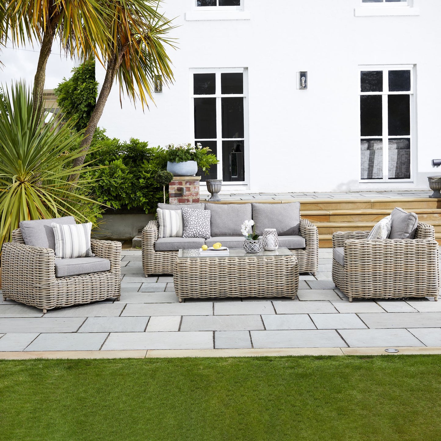 Amalfi Collection Outdoor Five Seater Set - Pure Luxe Living
