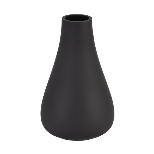 Black Tapered Glass Vase - Pure Luxe Living 