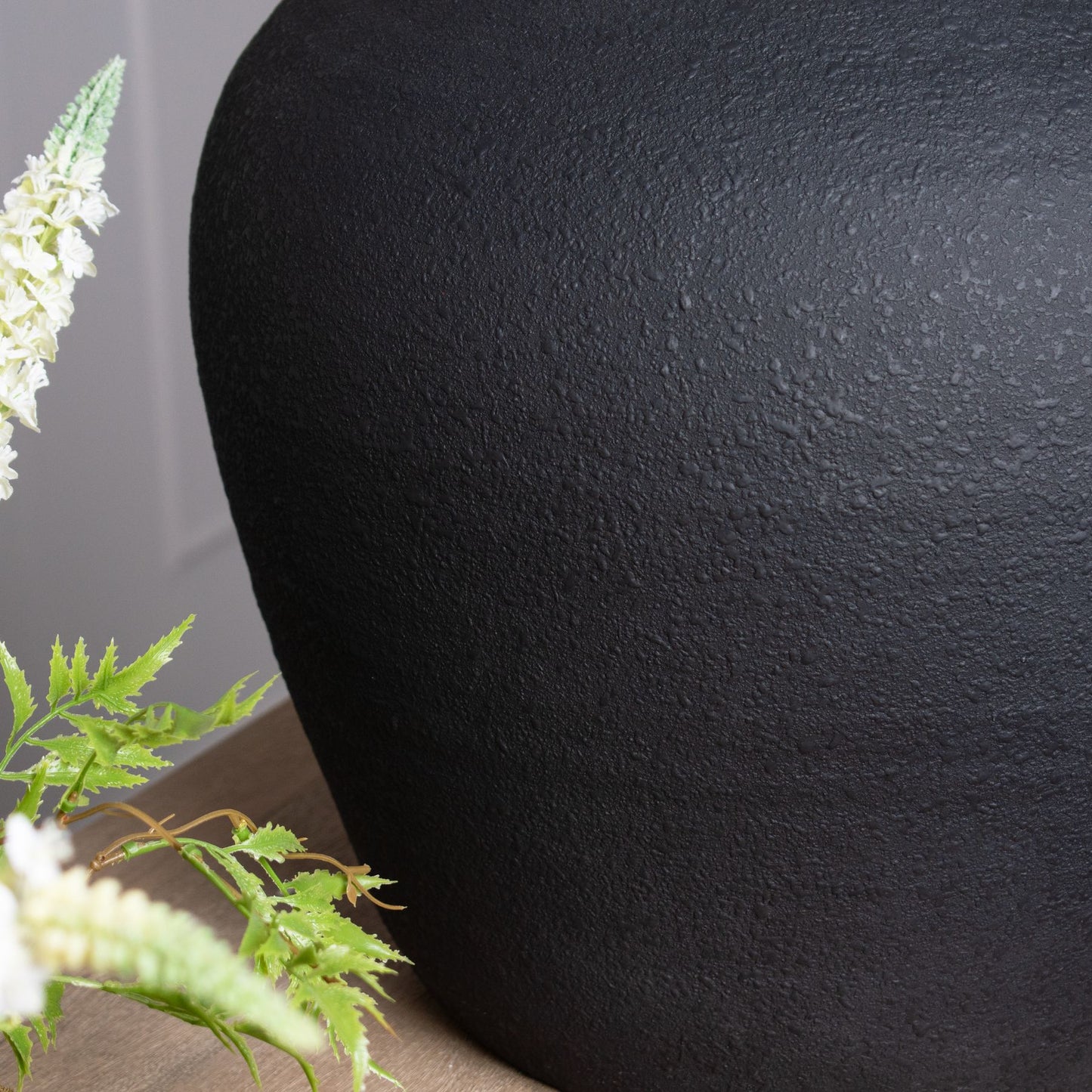 Matt Black Astral Vase - Pure Luxe Living 