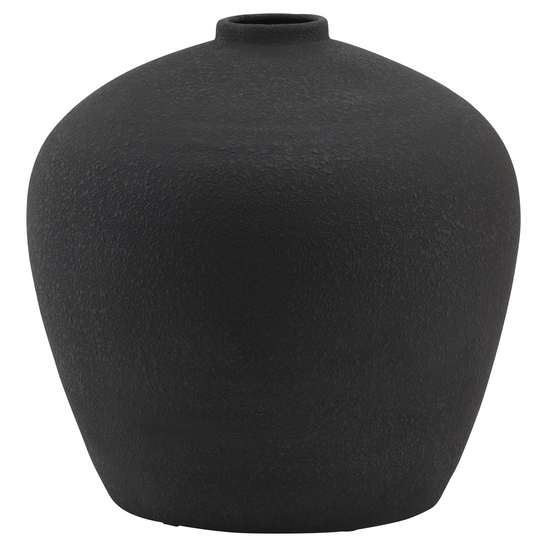 Matt Black Astral Vase - Pure Luxe Living 