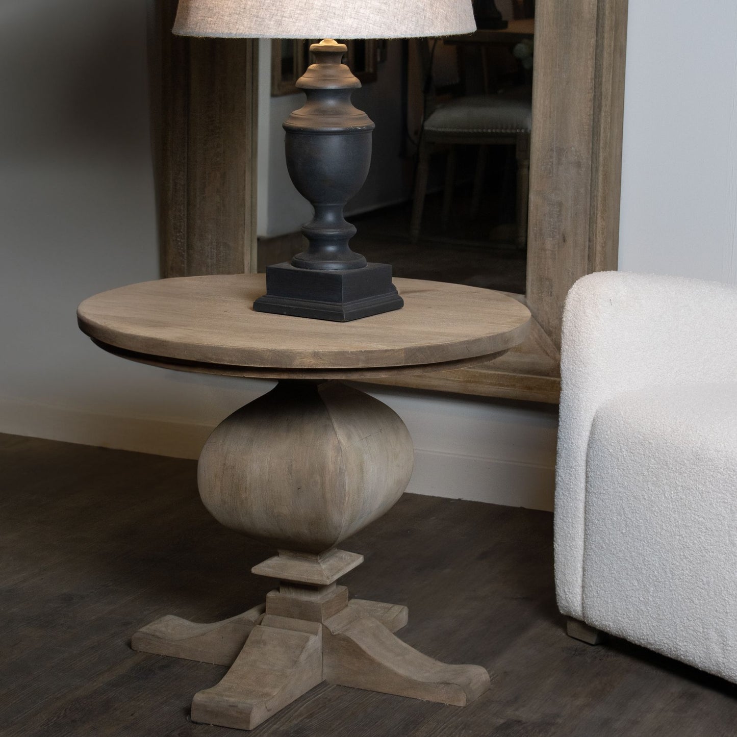 Copgrove Pedestal Side Table - Pure Luxe Living 