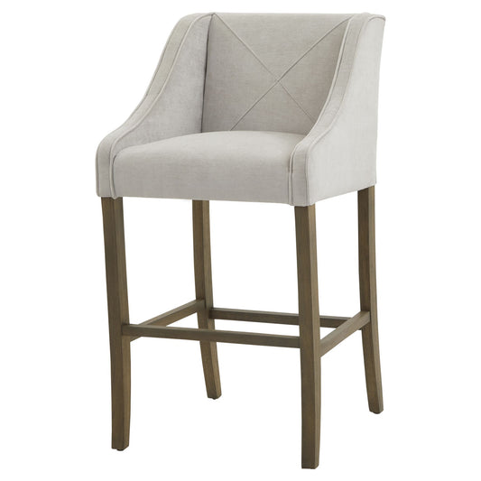 Epsom Grey Barstool - Pure Luxe Living 