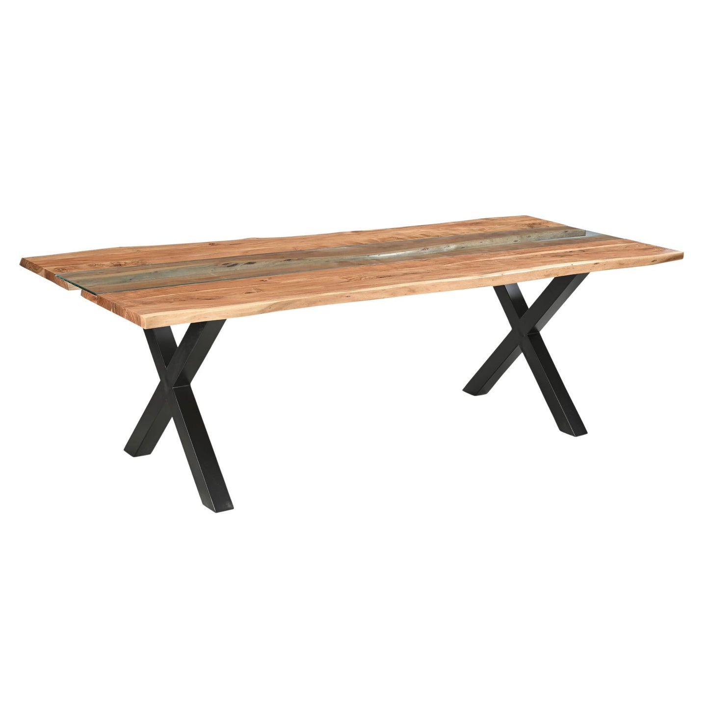 Live Edge River Dining Table Large - Pure Luxe Living 