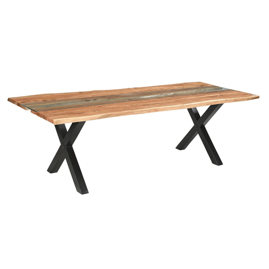 Live Edge River Dining Table Large - Pure Luxe Living 