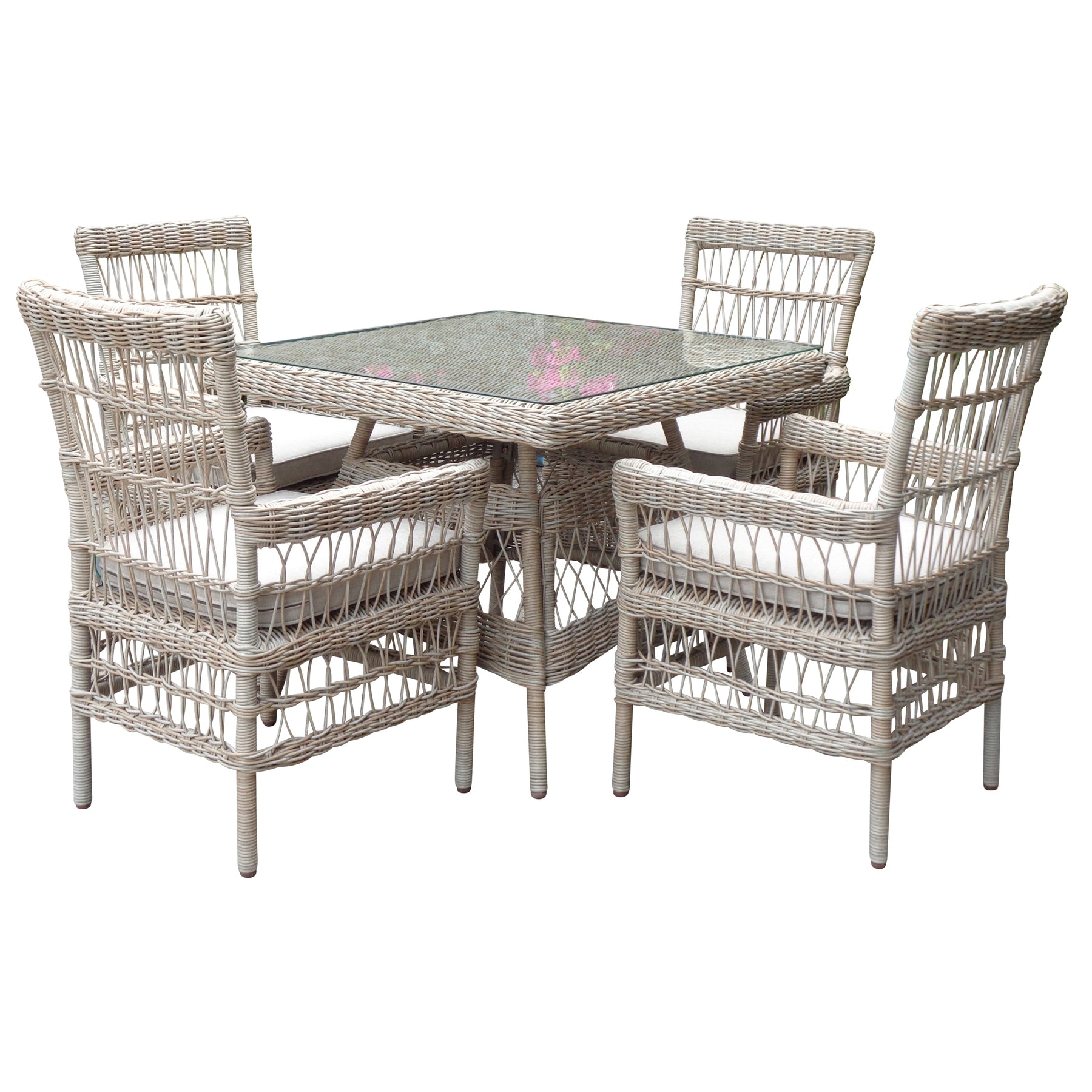 Provence Collection Outdoor 4 Seater Dining Set - Pure Luxe Living 