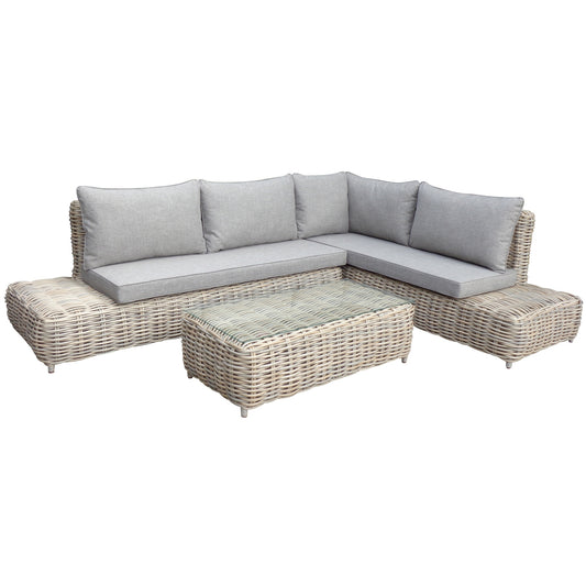 Amalfi Collection Outdoor Large Corner Set - Pure Luxe Living 