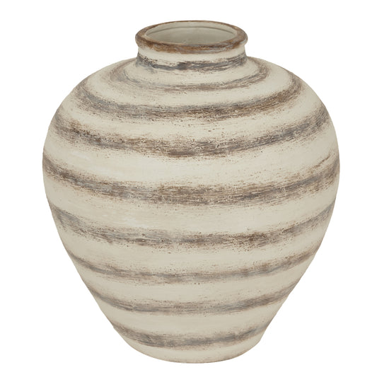 Ravello Large Stripe Amfora Vase - Pure Luxe Living  #