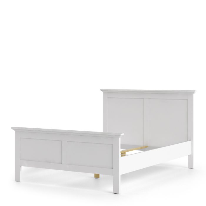 Paris Double Bed in White - Pure Luxe Living 