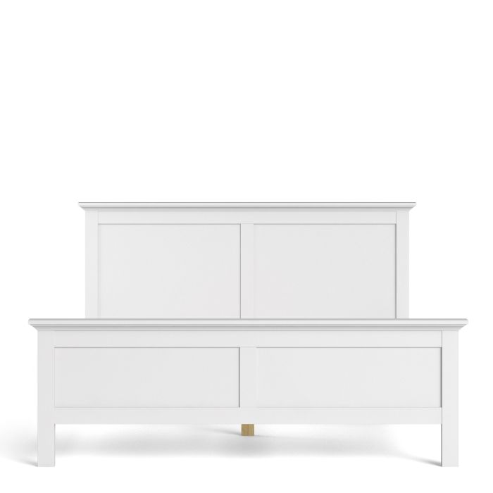 Paris Super King Bed in White - Pure Luxe Living 