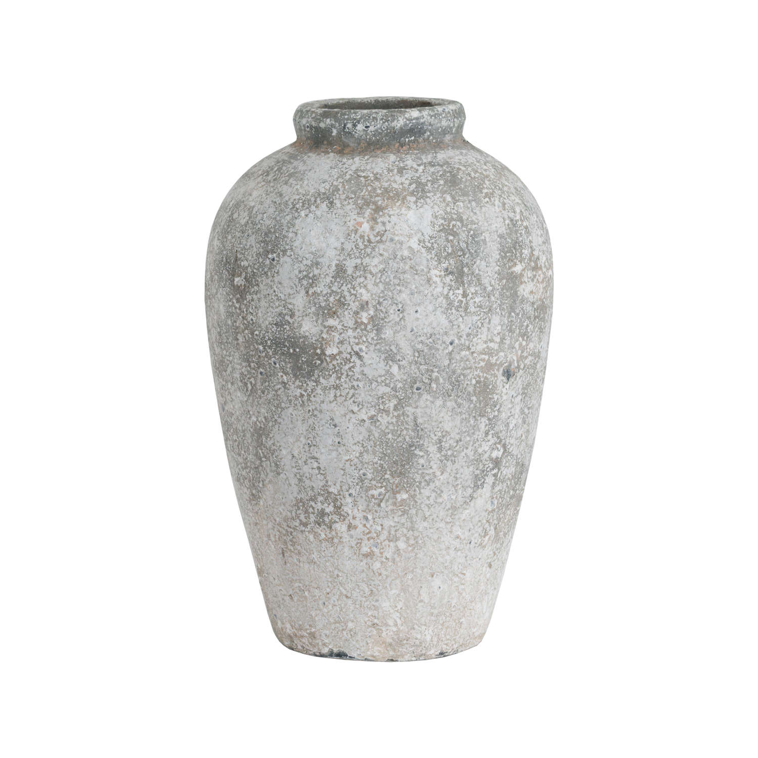 Aged Stone Tall Ceramic Vase - Pure Luxe Living 