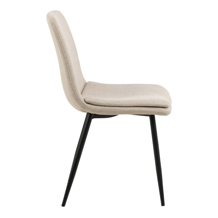 Becca Dining Chair in Beige Set of Four - Pure Luxe Living 