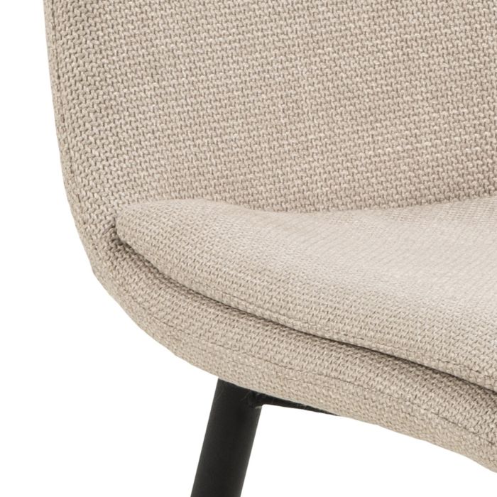 Becca Dining Chair in Beige Set of Four - Pure Luxe Living 