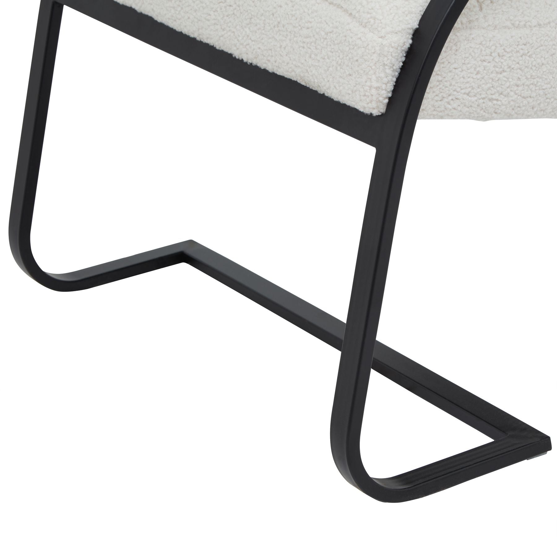 Ribbed Ark Chair Bouclé - Pure Luxe Living 