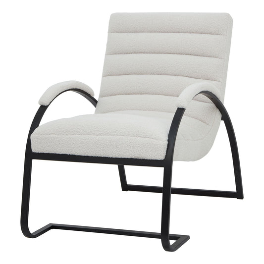 Ribbed Ark Chair Bouclé - Pure Luxe Living 