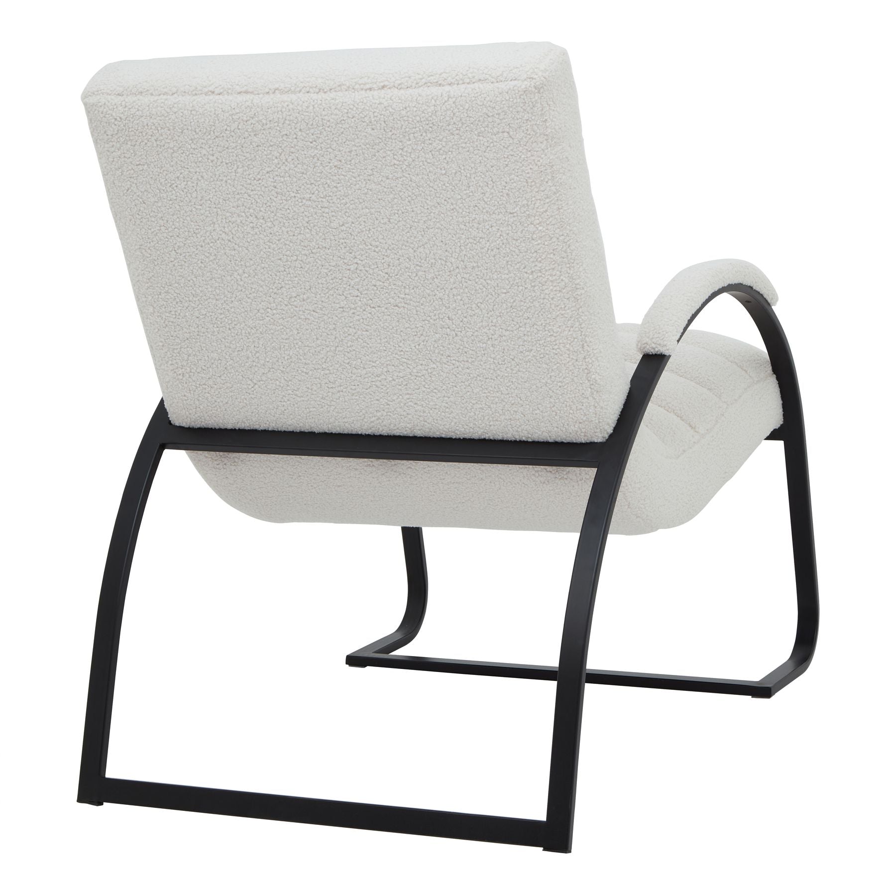 Ribbed Ark Chair Bouclé - Pure Luxe Living 