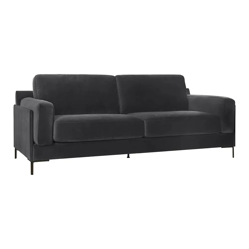 Bryn 3-Seater Sofa - Dark Grey - Pure Luxe Living 