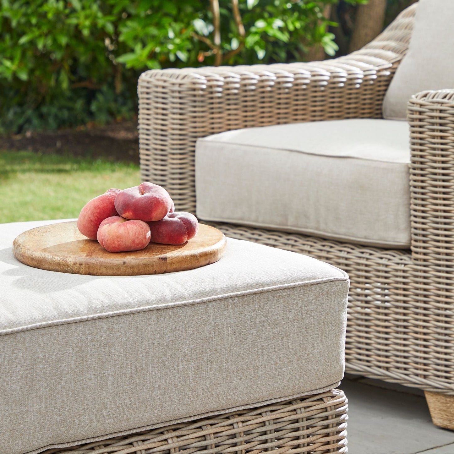 Capri Collection Outdoor Footstool - Pure Luxe Living 