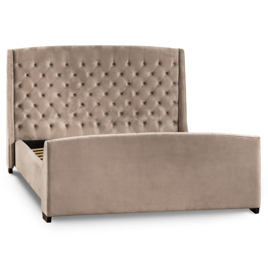 Chelsea Button Pressed Bed - King Sized - Pure Luxe Living 