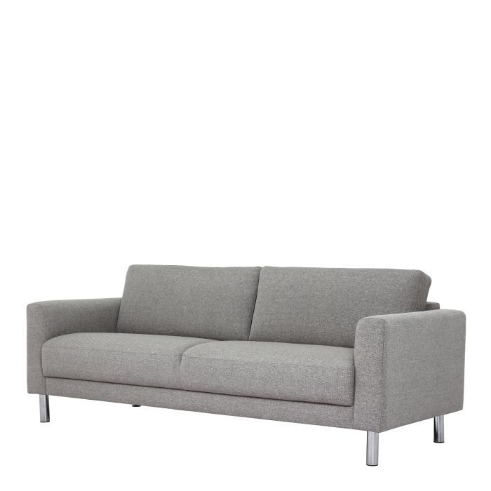 Clayton Three Seater Sofa in Light Grey - Pure Luxe Living 