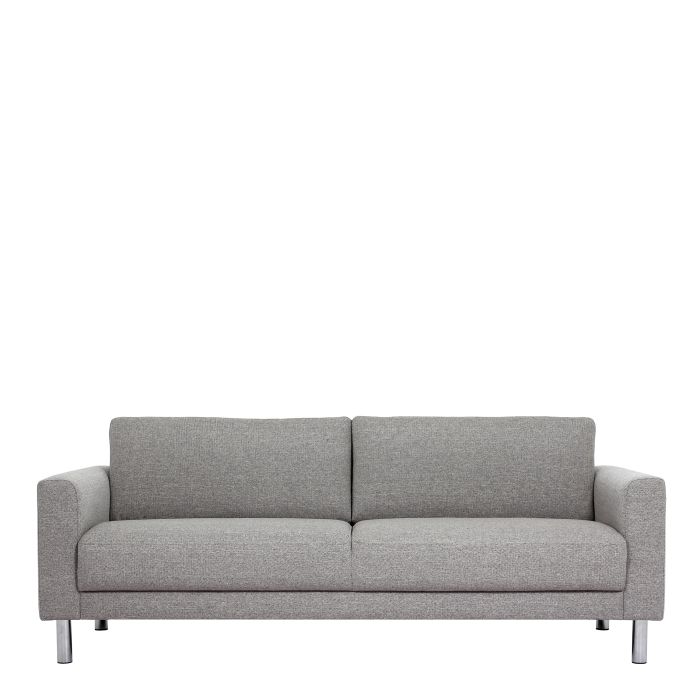 Clayton Three Seater Sofa in Light Grey - Pure Luxe Living 