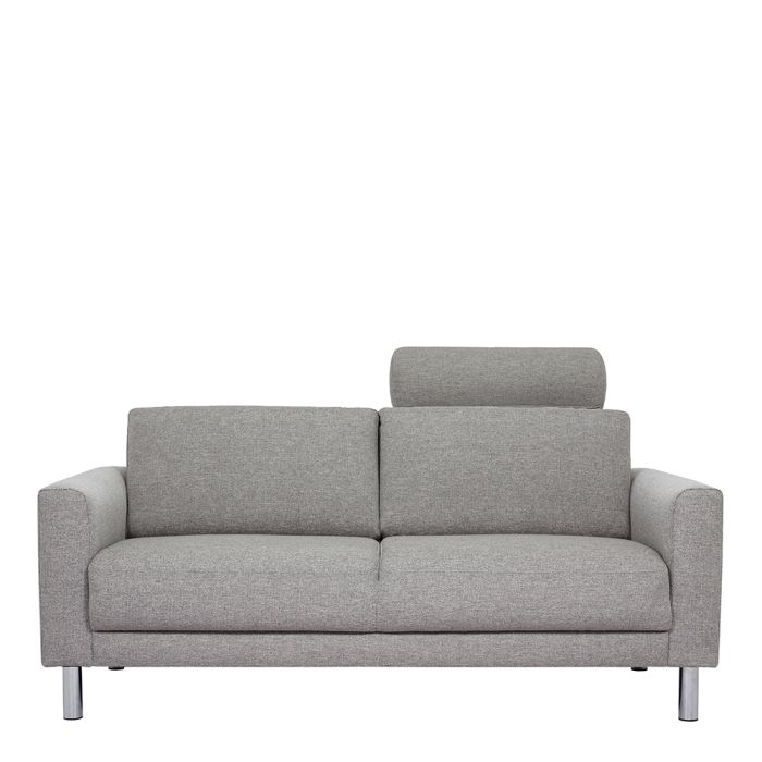 Clayton Two Seater Sofa - Light Grey - Pure Luxe Living 