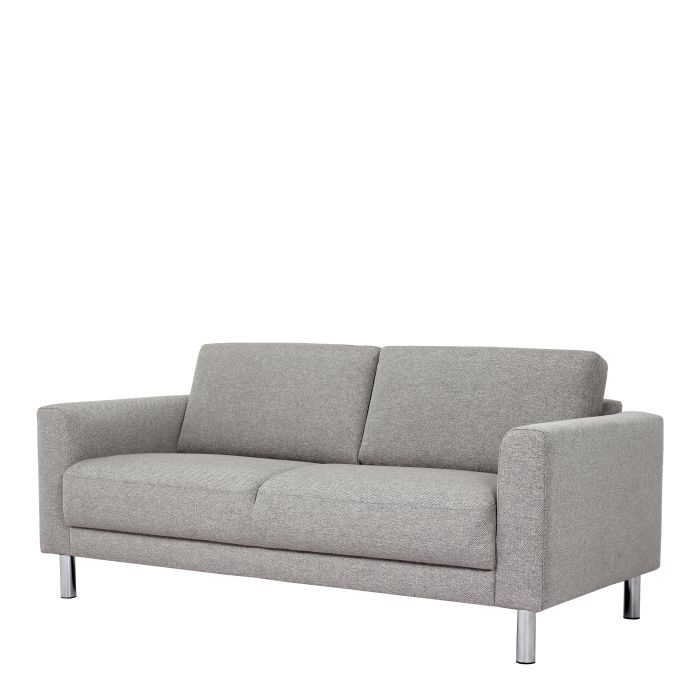 Clayton Two Seater Sofa - Light Grey - Pure Luxe Living 