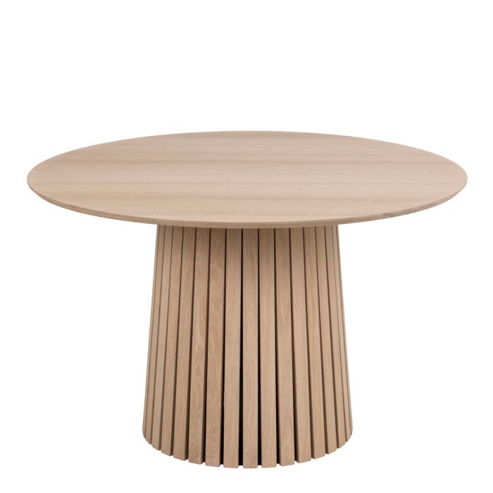 Clemmie Dining Table in White Oak - Pure Luxe Living 