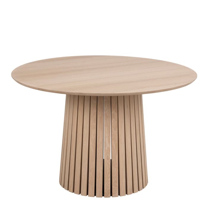 Clemmie Dining Table in White Oak - Pure Luxe Living 