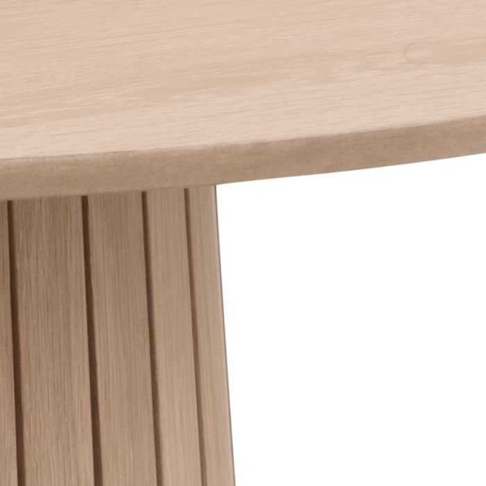 Clemmie Dining Table in White Oak - Pure Luxe Living 