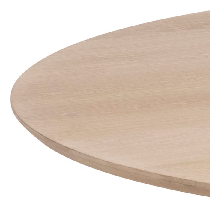 Clemmie Dining Table in White Oak - Pure Luxe Living 