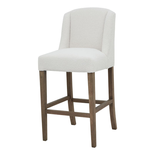 Compton Boucle Barstool - Pure Luxe Living 