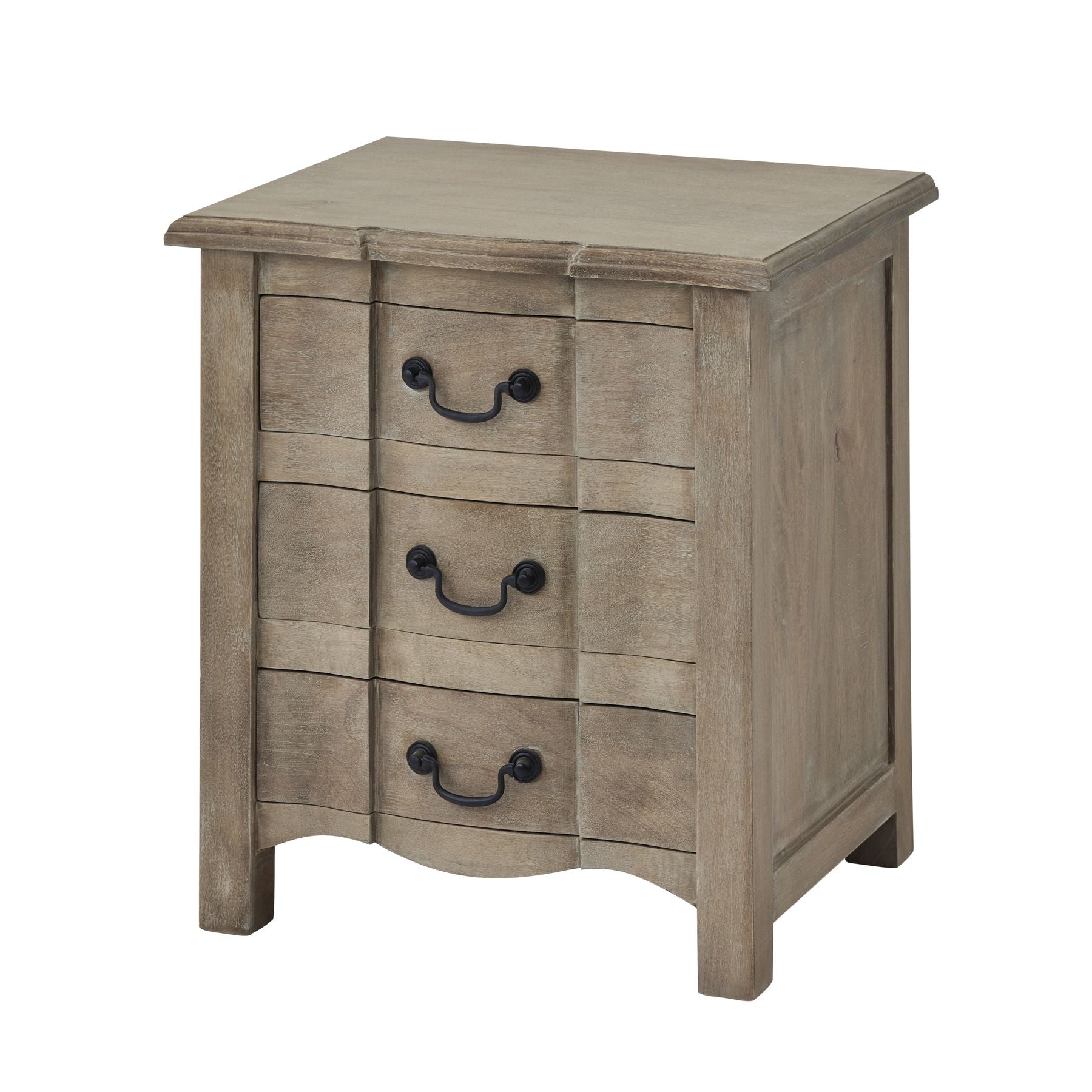 Copgrove Three Drawer Bedside Table - Pure Luxe Living 