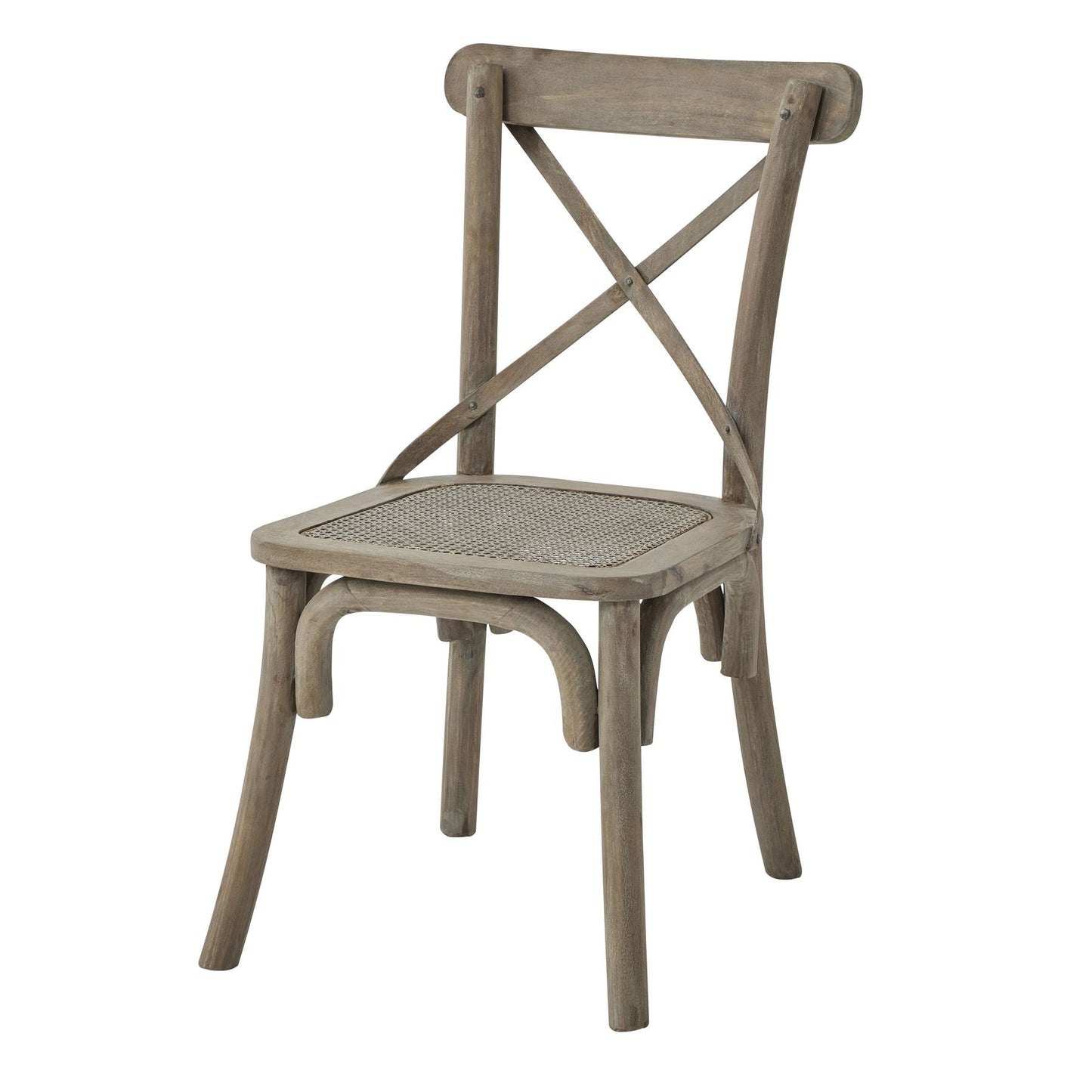 Copgrove Cross Back Chair With Rush Seat - Pure Luxe Living 