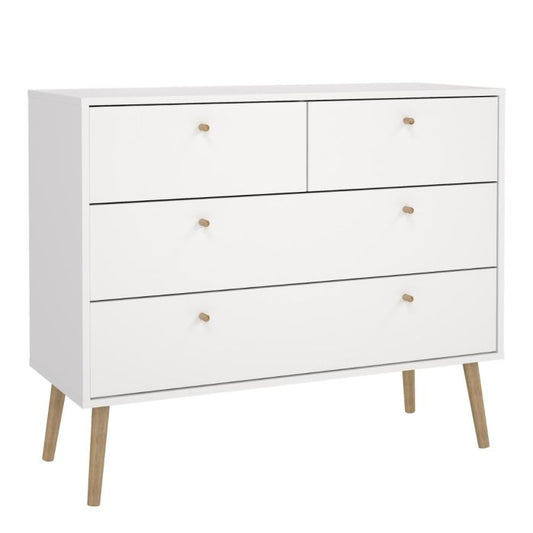 Cumbria Chest of Drawers in White - Pure Luxe Living 