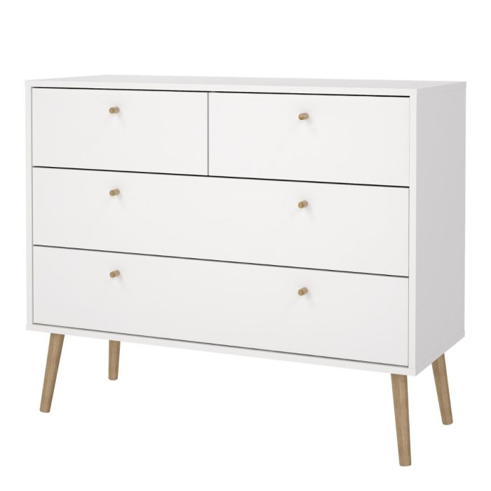 Cumbria Chest of Drawers in White - Pure Luxe Living 