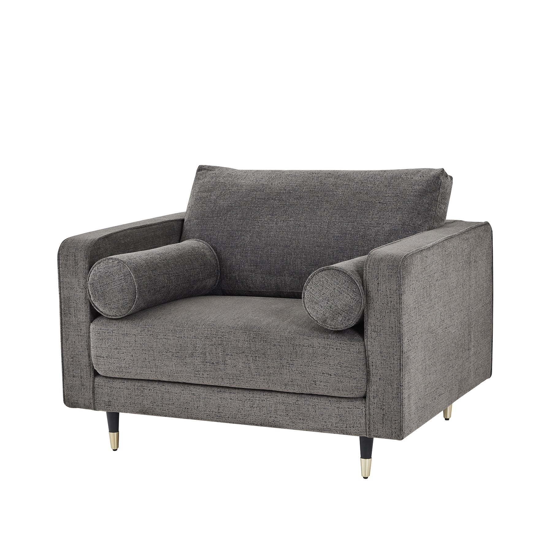 Hampton Grey Large Arm Chair - Pure Luxe Living 