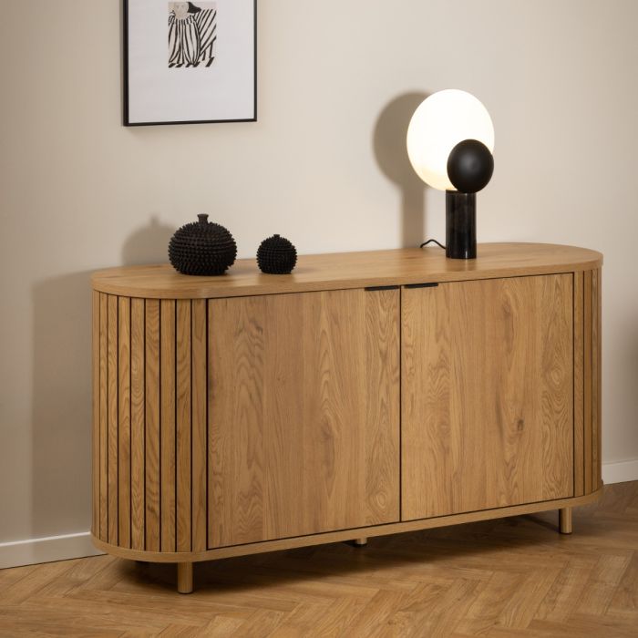 Jenny Oak Sideboard - 2 Door - Pure Luxe Living 