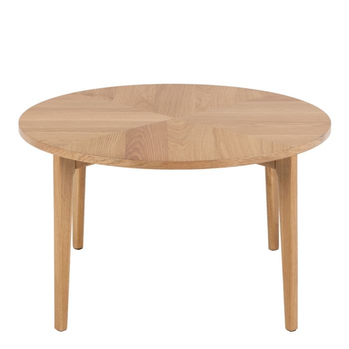 Laudal Round Coffee Table Oak - Pure Luxe Living 