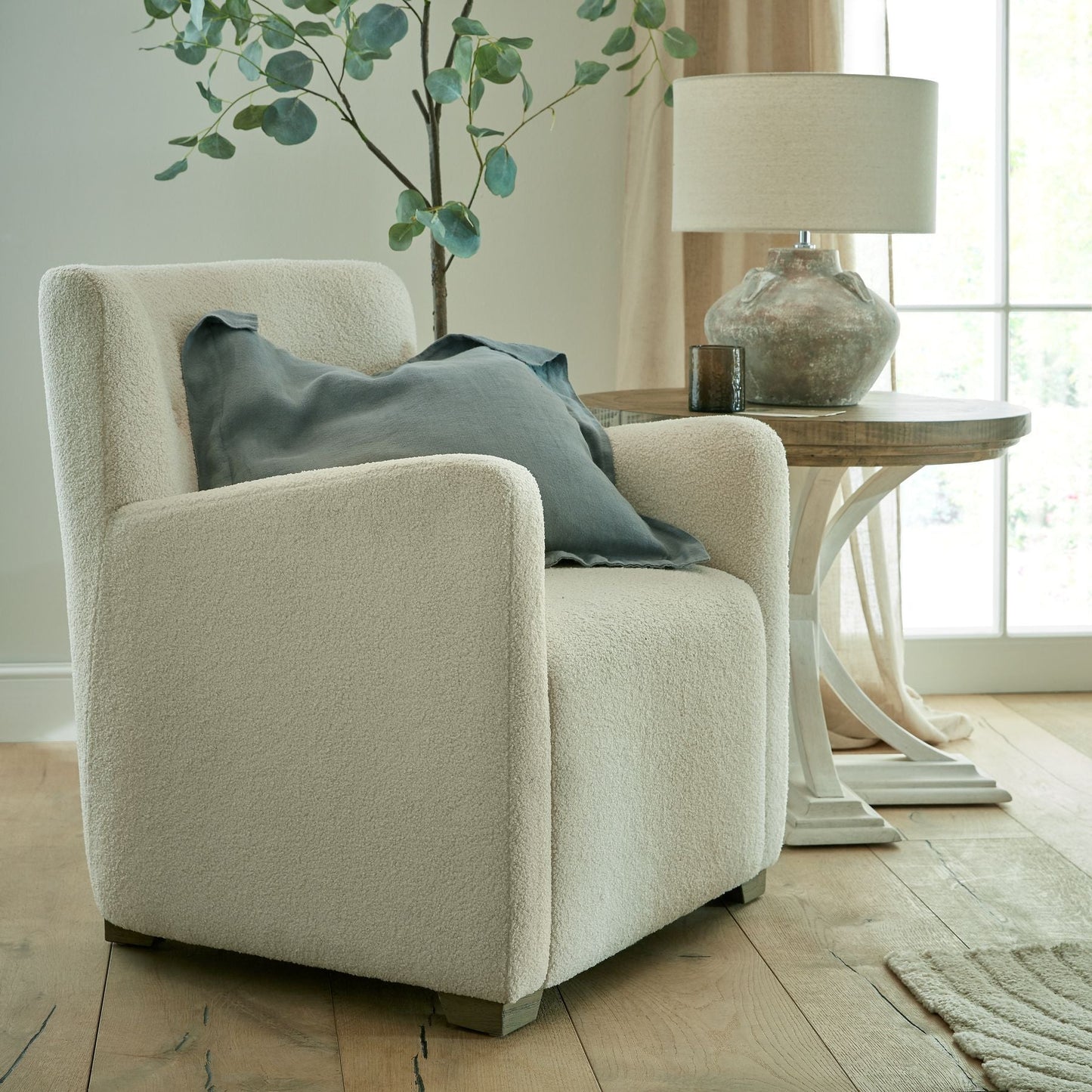 Lingfield Bouclé Armchair - Pure Luxe Living 