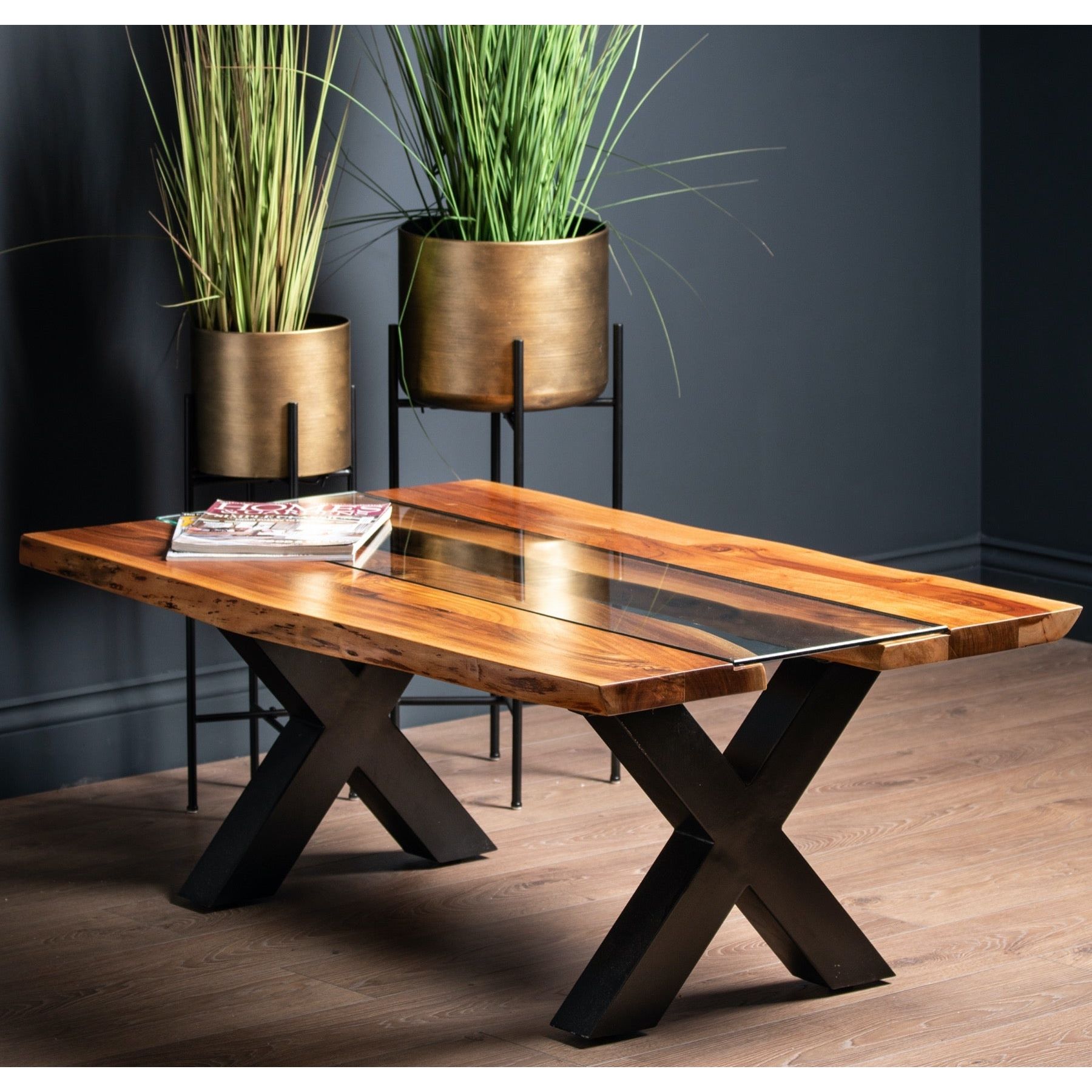 Live Edge River Coffee Table - Pure Luxe Living 