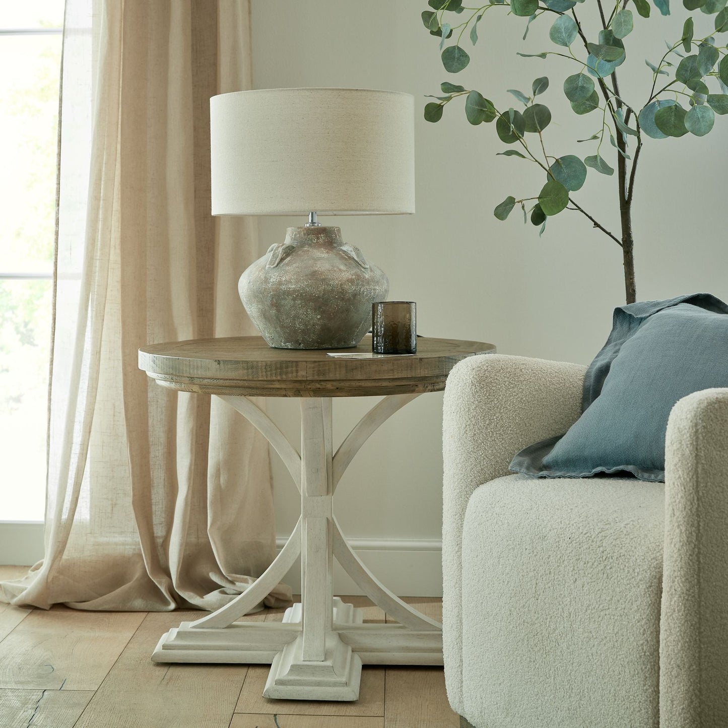 Luna Collection Round Occasional Table - Pure Luxe Living 