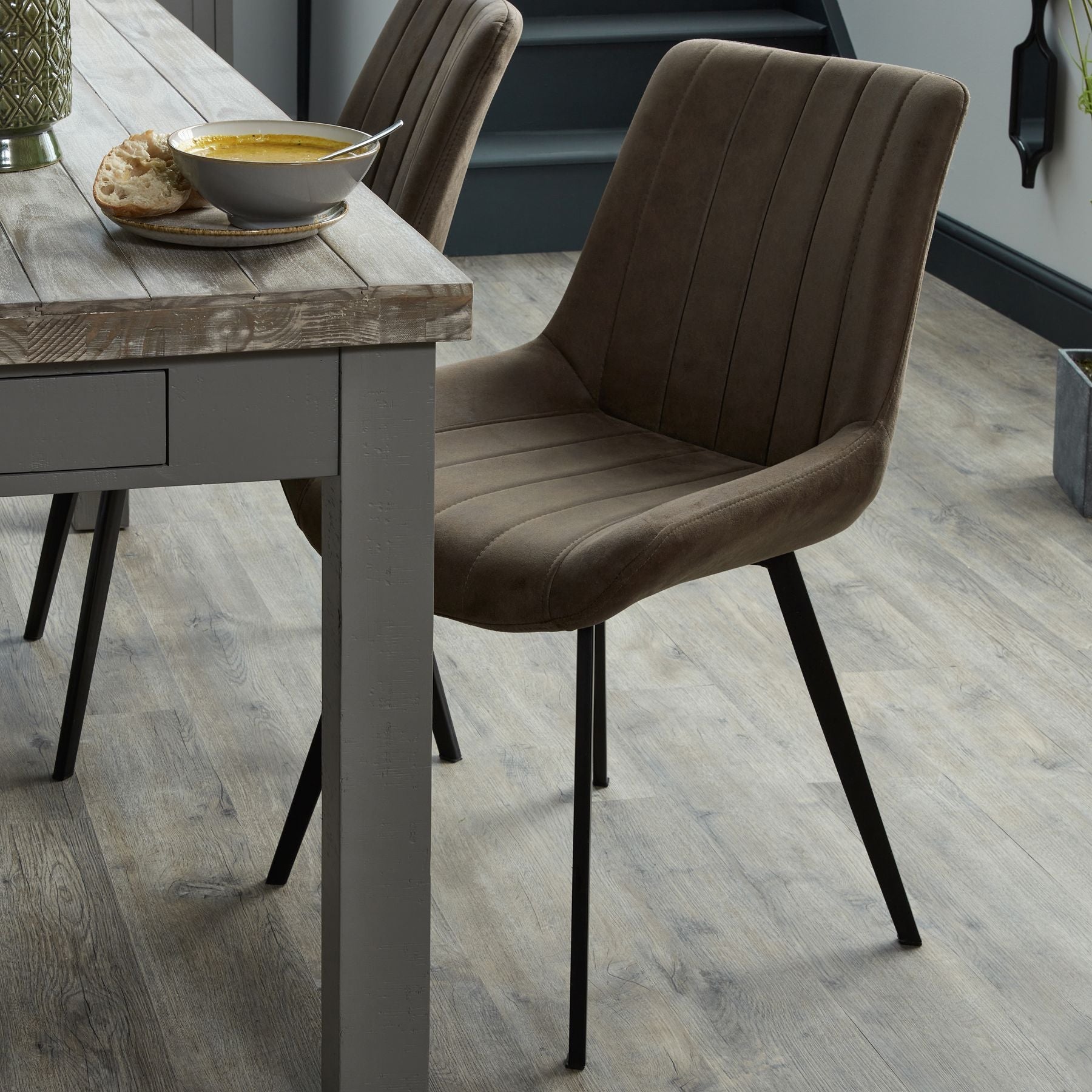 Malmo Coffee Dining Chair - Pure Luxe Living 