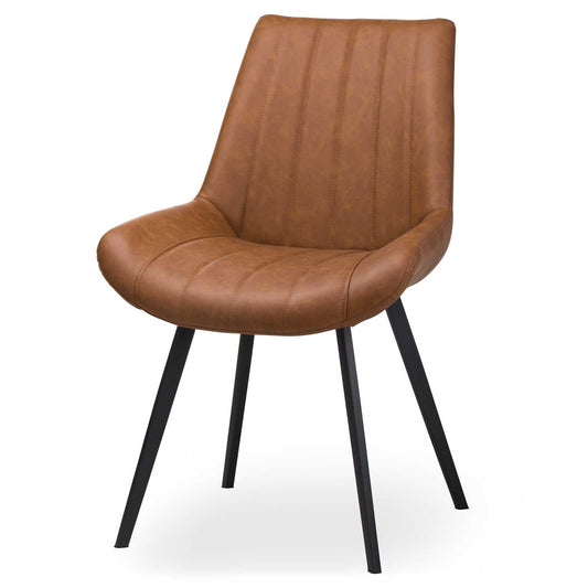 Malmo Tan Dining Chair - Pure Luxe Living 