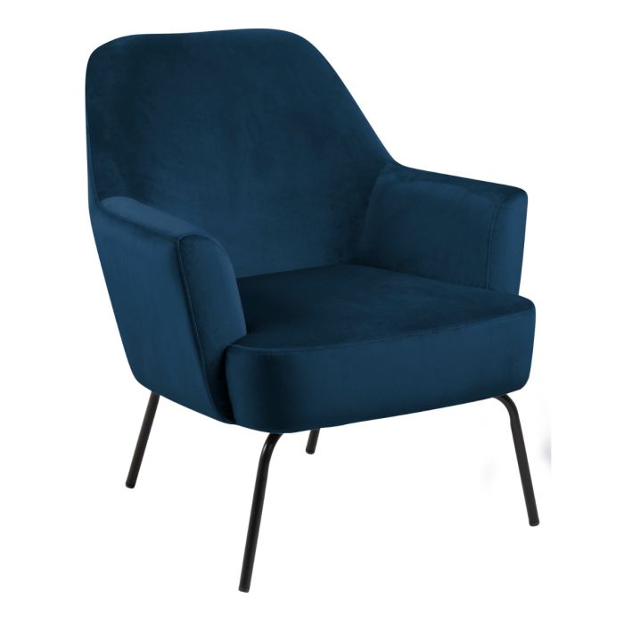 Mary Accent Chair Navy Blue - Pure Luxe Living 