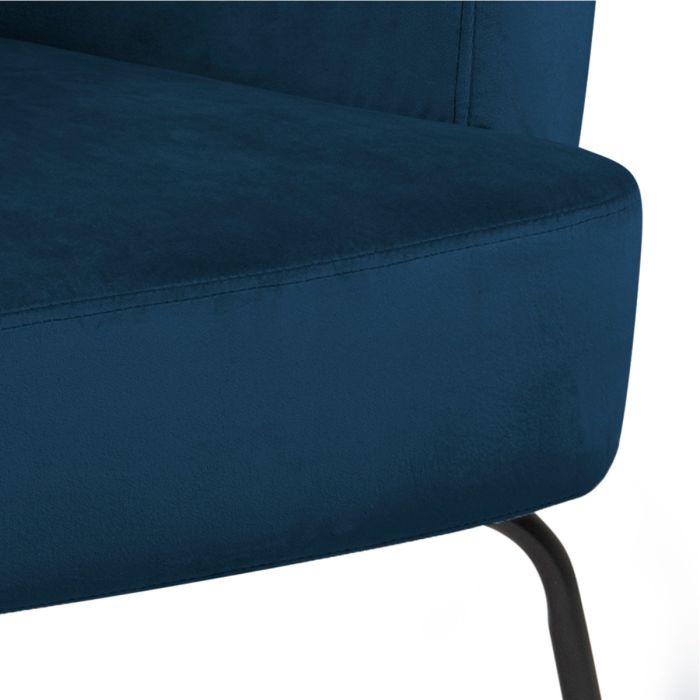 Mary Accent Chair Navy Blue - Pure Luxe Living 