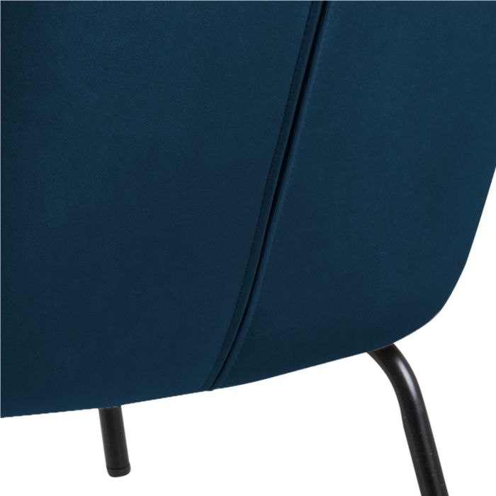 Mary Accent Chair Navy Blue - Pure Luxe Living 