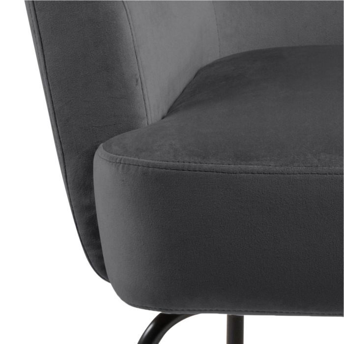 Mary Accent Chair Dark Grey - Pure Luxe Living 