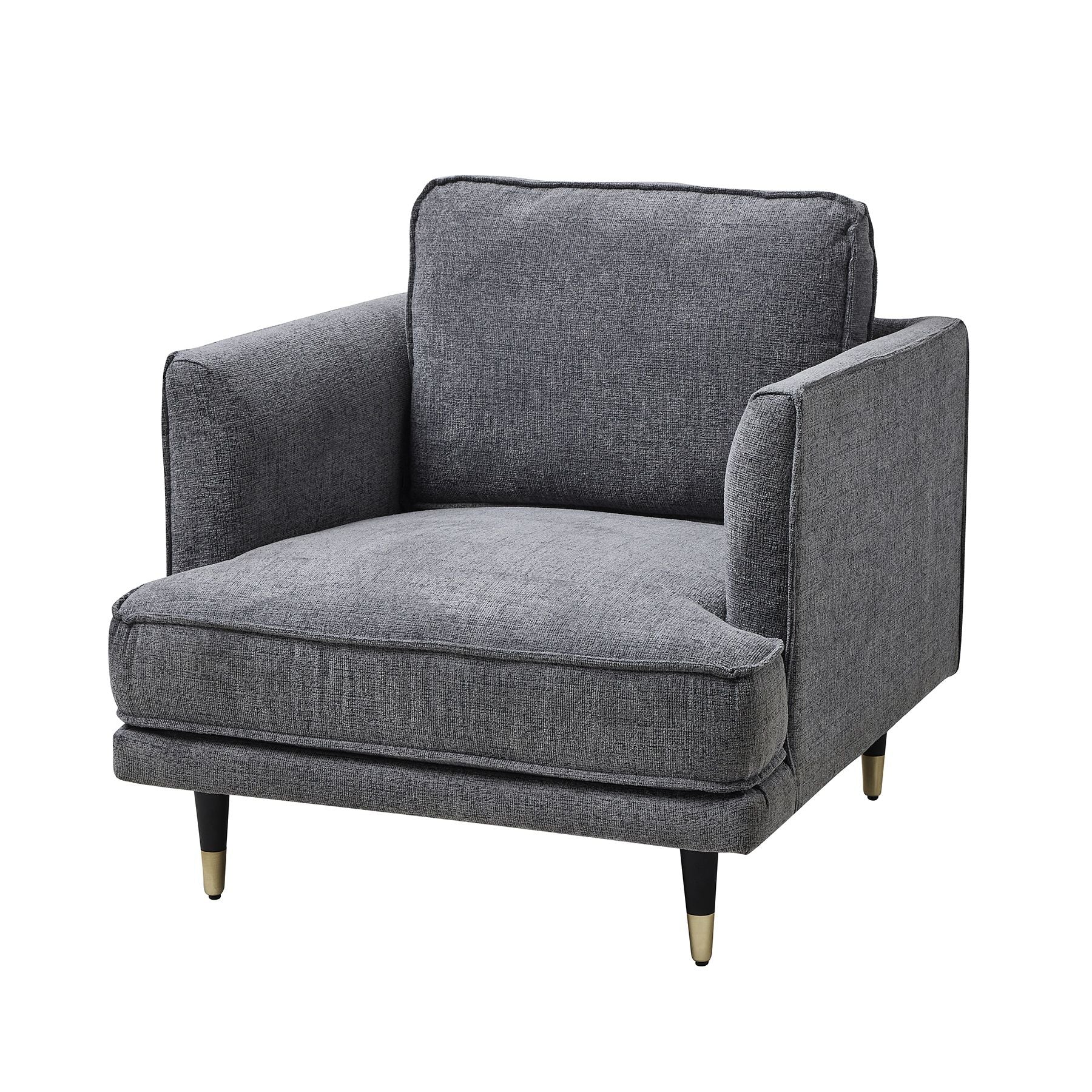 Richmond Grey Large Arm Chair - Pure Luxe Living 