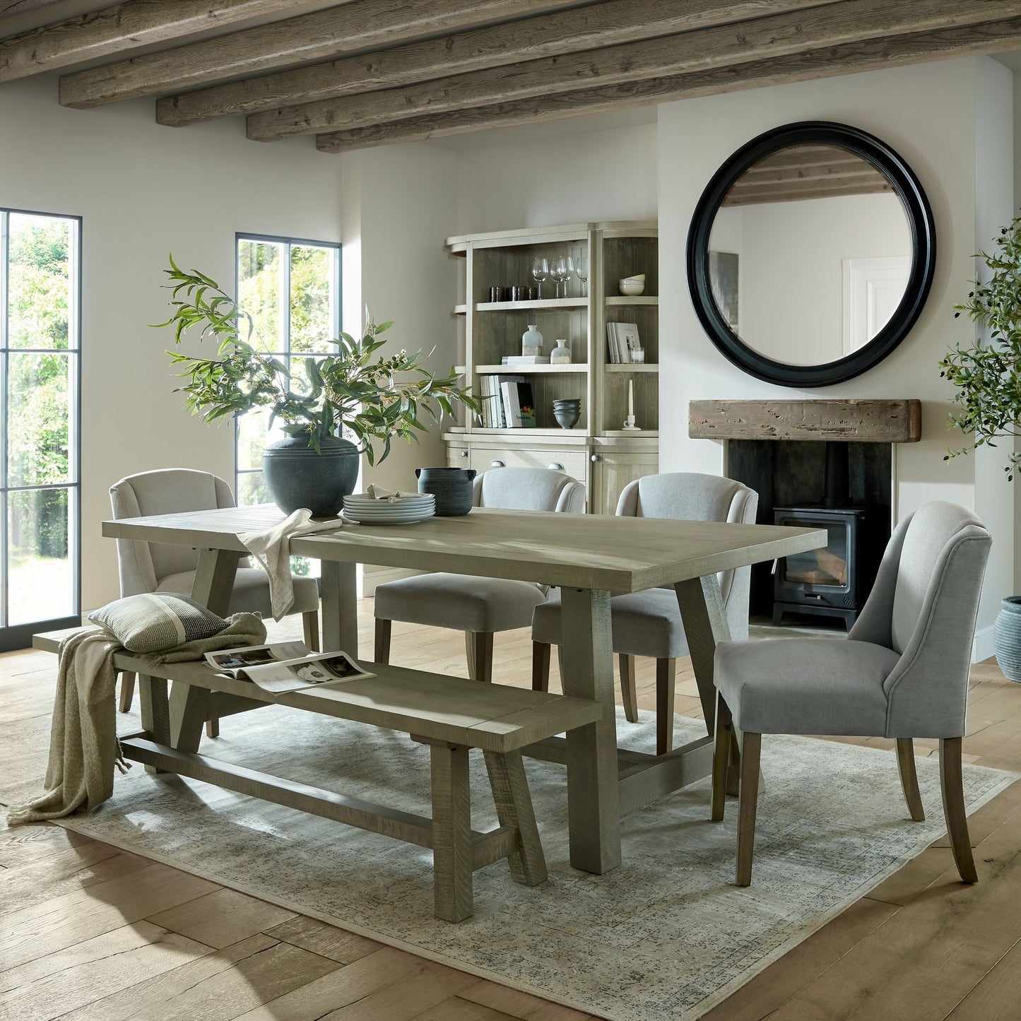 Saltaire Rectangular Dining Table - Pure Luxe Living 