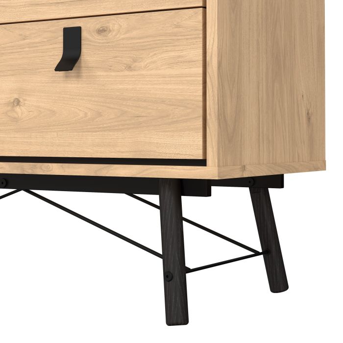 Ry Double Chest of Drawers in Jackson Hickory Oak - Pure Luxe Living 